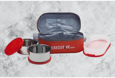 IDEAL PRIME SS2 LB_781 3 Containers Lunch Box(1000 ml, Thermoware)