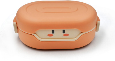 Sshop Simple Lunch Box-Orange 1 Containers Lunch Box(500 ml, Thermoware)