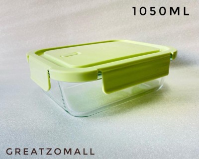 GREATZOMALL 1050ml Glass Fridge Countiner For Home Kitchen 1 Containers Lunch Box(1050 ml, Thermoware)