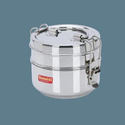 IDEAL PRIME SS 2 L Box A25 2 Containers Lunch Box(1000 ml, Thermoware)