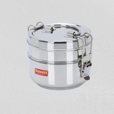 IDEAL PRIME SS 2 L Box A24 2 Containers Lunch Box(1000 ml, Thermoware)