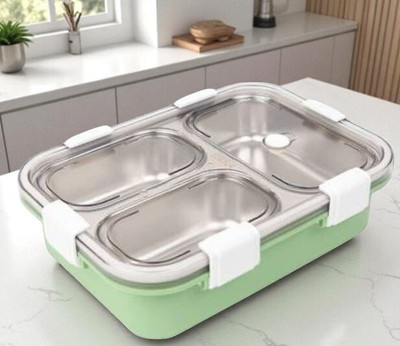 HPHCRAFTT Stainless_Steel_Lunch box_A199 3 Containers Lunch Box(1001 ml)