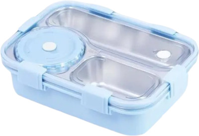 Pretty Pearl Stainless Steel Lunch Box 3 ( 750 ml, Thermoware) 3 Containers Lunch Box(750 ml)