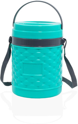 Elite commerce Deluxe 4 Container Lunch Box Double Wall Insulated Stainless Steel 4 Containers Lunch Box(750 ml, Thermoware)