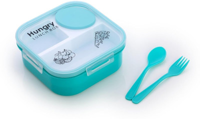 Nexora Hungry Lunch Box 3 Containers Lunch Box(1000 ml)