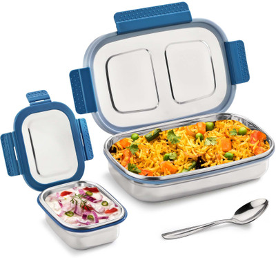 Pratap Eat Smart (With Separate 190ml Box) 2 Containers Lunch Box(1030 ml)