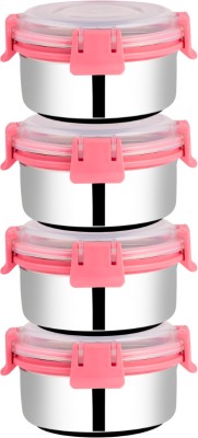BOWLMAN Smart Clip Lock Containers 4 Containers Lunch Box(350 ml)