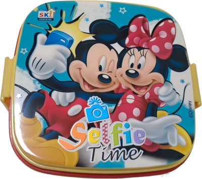 ANMOL'S SMILEY ski_lunchbox_mickey&minie 2 Containers Lunch Box(880 ml, Thermoware)