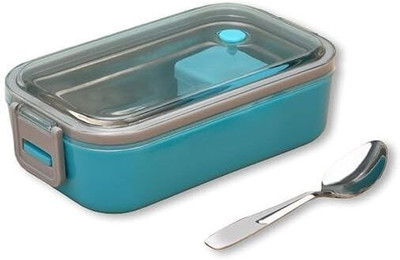 FORSQUARE Lunch_Box_Aqua 1 Containers Lunch Box(800 ml, Thermoware)