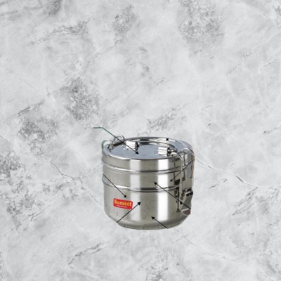 IDEAL PRIME SS 2 L Box A69 2 Containers Lunch Box(1000 ml, Thermoware)