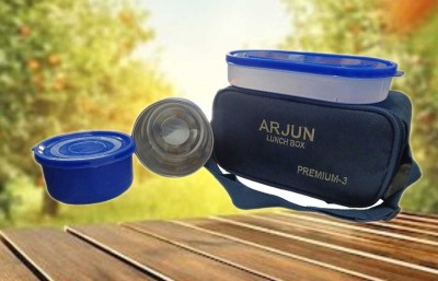 Arjun Lunch_Box_Set_2 and One_Oval_Container_146 3 Containers Lunch Box(1200 ml)