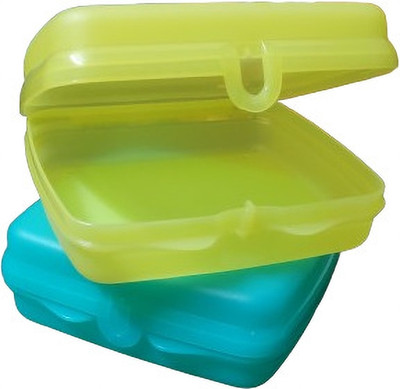 TUPPERWARE Plastic sandwich keeper set of 2 2 Containers Lunch Box(500 ml)