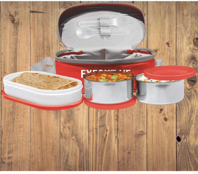 IDEAL PRIME SS2 LB_799 3 Containers Lunch Box(1000 ml, Thermoware)