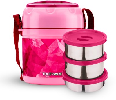 Trueware Fresh Meal Plus 2 Stainless Steel Leak Proof, BPA Free, 3 Containers Lunch Box 3 Containers Lunch Box(800 ml, Thermoware)