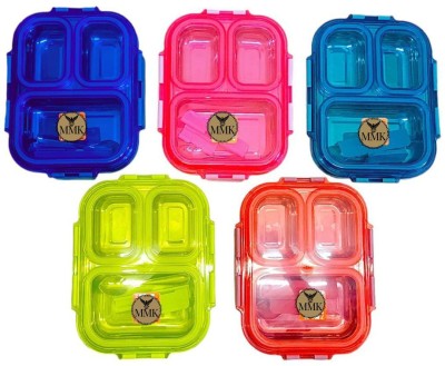 MMK Lunchbox Unique King Transparent Insulation Box for everyone 3 Containers Lunch Box(575 ml, Thermoware)