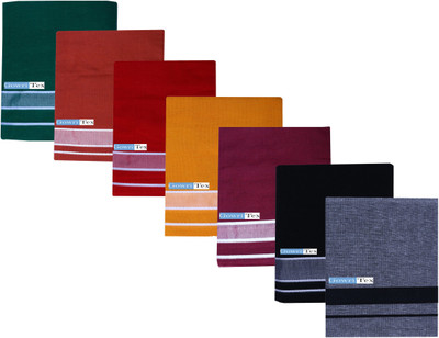 GOWRI TEX Solid Multicolor Lungi