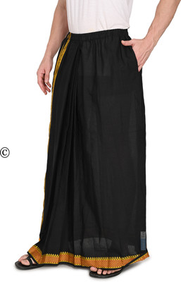 GOWRI TEX Woven Men Dhoti