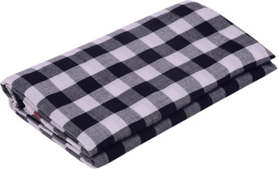 EthnicAlive Checkered White Lungi