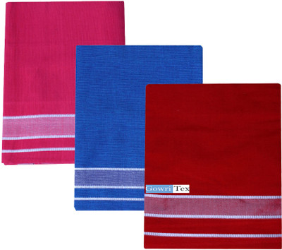 GOWRI TEX Solid Multicolor Lungi
