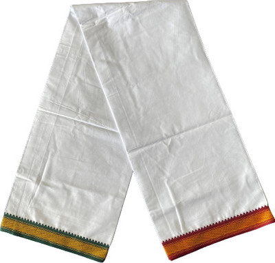 Primary Store Self Design White Lungi