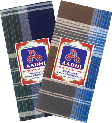 aadhi Checkered Multicolor Lungi