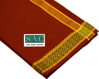 SS Handloom Solid, Striped Red, Yellow, Green Lungi