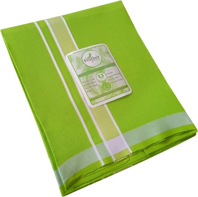 Feather Green Solid, Printed Green Lungi