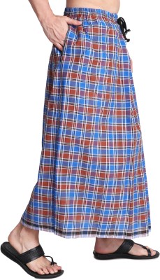 GOWRI TEX Checkered Multicolor Lungi