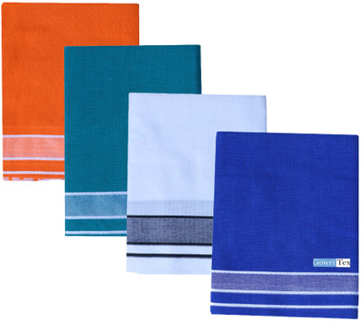 GOWRI TEX Solid Multicolor Lungi