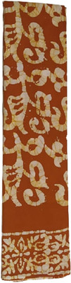 Hand Craft Batik Self Design Yellow Lungi