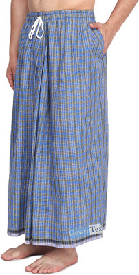 GOWRI TEX Checkered Multicolor Lungi