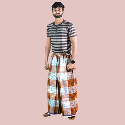 HouseOfCommon Self Design Multicolor Lungi
