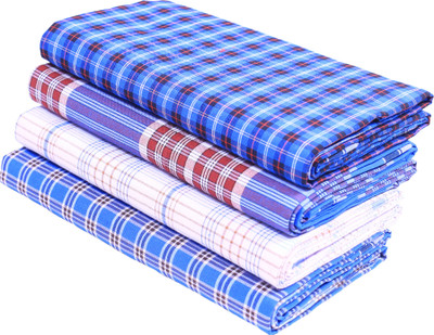 GREEN TEE Checkered Multicolor Lungi