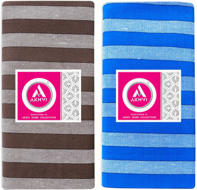 AKHVI Checkered Multicolor Lungi