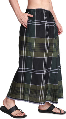 GOWRI TEX Checkered Multicolor Lungi