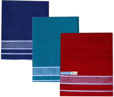 GOWRI TEX Solid Multicolor Lungi