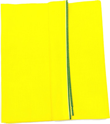 Shree shyam Handloom Solid Yellow Lungi