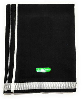 SHERHAAN Striped Black, Gold Lungi