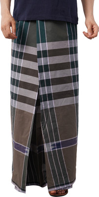 YANAI Checkered Multicolor Lungi