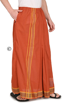 GOWRI TEX Woven Men Dhoti