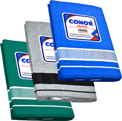 Conor Striped Blue, Red Lungi