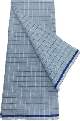 Handloom Checkered Blue Lungi