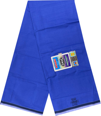 ISMAIL Solid Blue Lungi