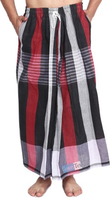 GOWRI TEX Checkered Multicolor Lungi