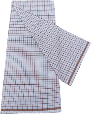 Handloom Checkered White Lungi