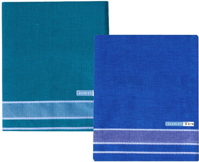 GOWRI TEX Solid Multicolor Lungi