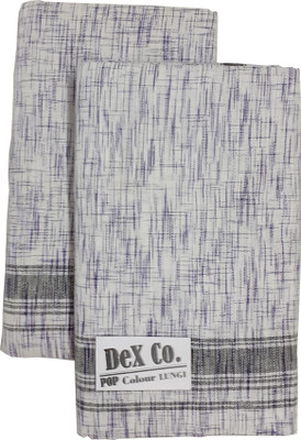 DeX Co. Self Design Multicolor Lungi