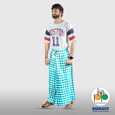 HouseOfCommon Self Design Multicolor Lungi