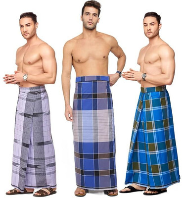 AMBIKASTORES Printed Multicolor Lungi