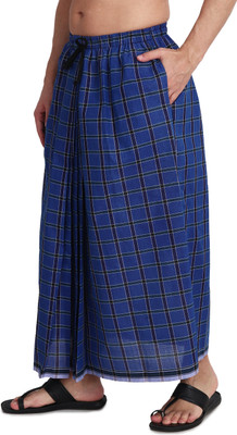 GOWRI TEX Checkered Multicolor Lungi